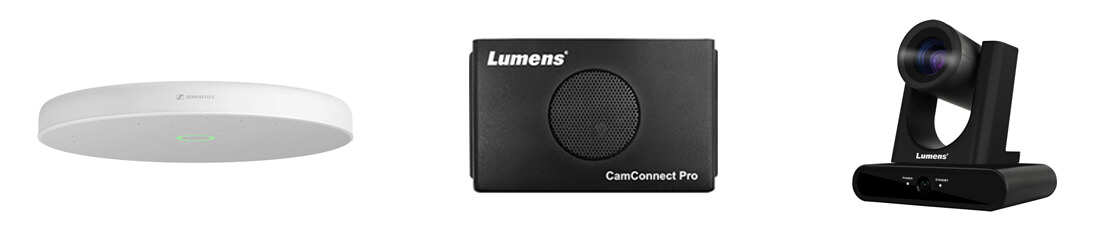 Lumens Selects Sennheiser TeamConnect Ceiling Medium for More Engaging Hybrid Meetings