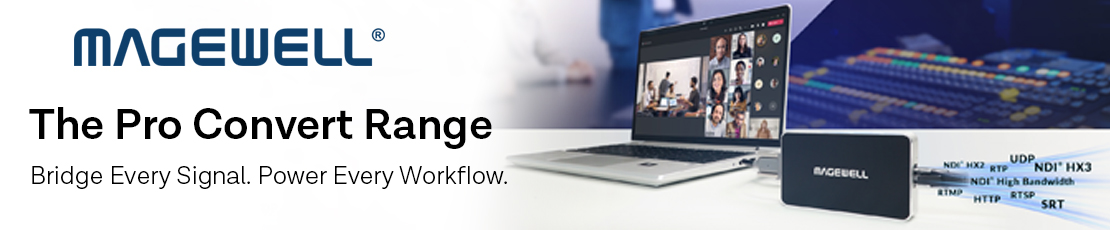 Magewell IP Conversion and NDI® Technologies