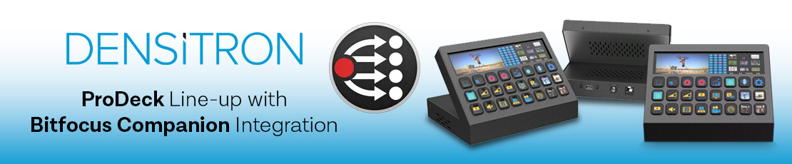 Densitron Expands ProDeck Control Surface Line-up with Bitfocus Companion Integration
