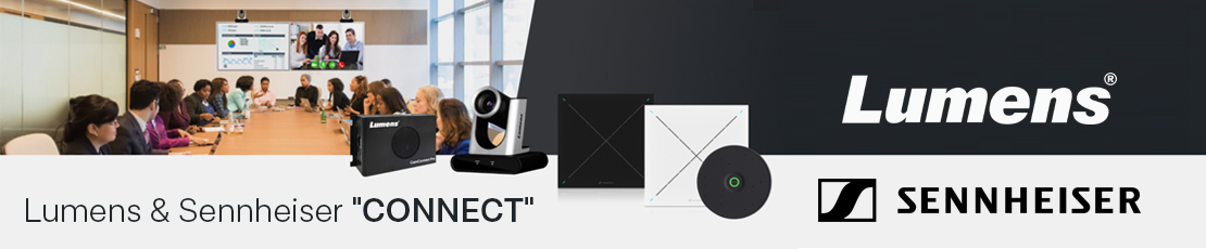 Lumens Selects Sennheiser TeamConnect Ceiling Medium for More Engaging Hybrid Meetings