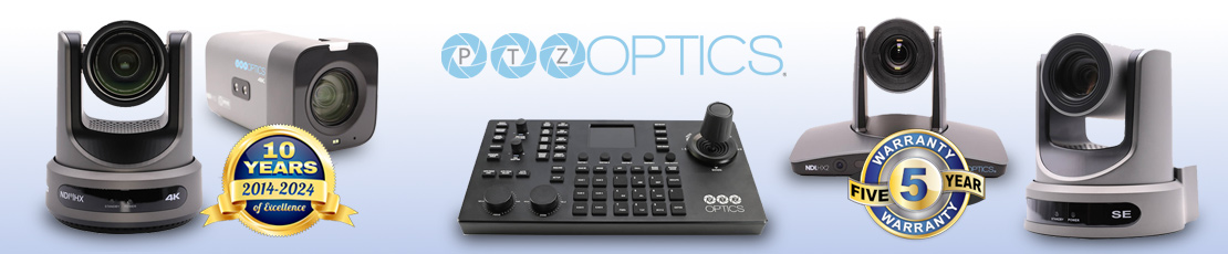 PTZOptics: Versatile, Professional PTZ Solutions for Every Production Environment