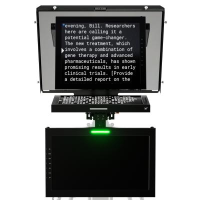 17" SDI Teleprompter with Talent Monitor Kit