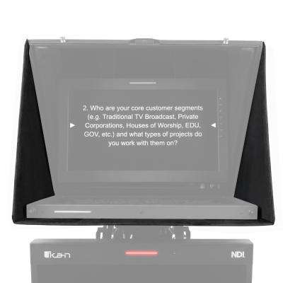 Teleprompter Shroud for Ikan Teleprompters