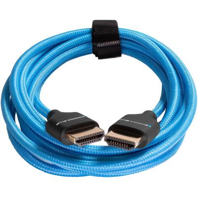 7ft HDMI 2.0 Braided Blue Cable