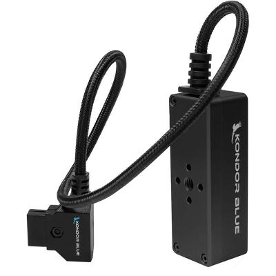 12V Metal D-TAP Hub Voltmeter 4 Way Port