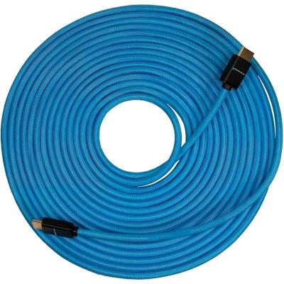 25FT HDMI 4K 30HZ Braided Blue Cable