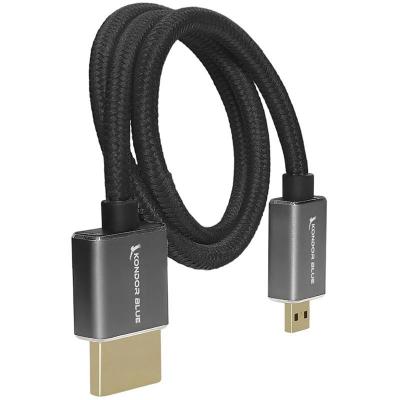 Micro HDMI to Full HDMI 16" Straight Cable