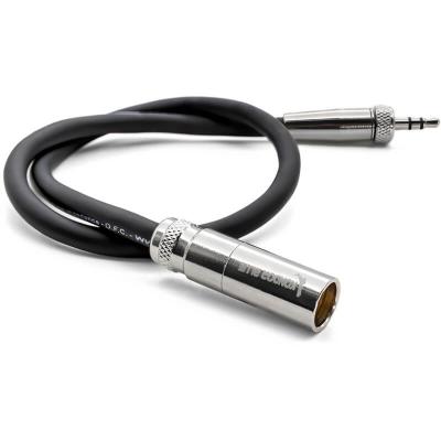 12" Mini XLR to 3.5MM TRS Locking Screw Plug