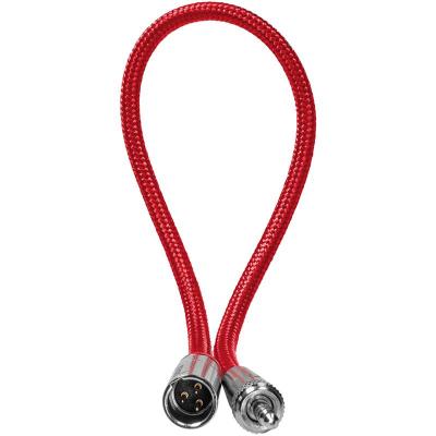 12" Mini XLR to 3.5MM TRS Locking Screw Plug