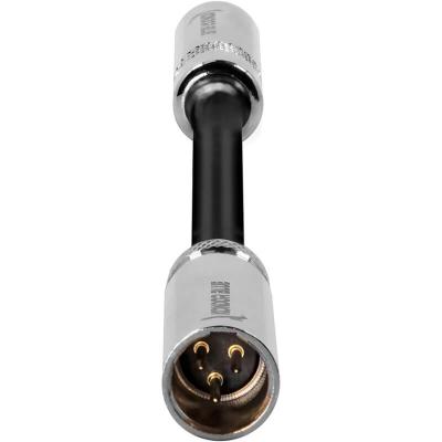 5" Mini XLR Male to 3.5mm Female Mini Plug Ca