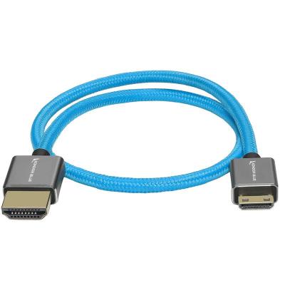 Mini HDMI to Full HDMI 16" Straight Cable