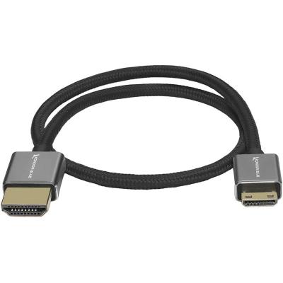 Mini HDMI to Full HDMI 16" Straight Cable