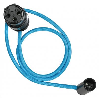 17" Mini Adj XLR M to F XLR Audio Cable