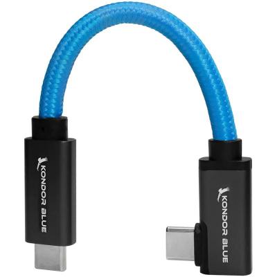 6" USB-C 3.2 Right Angle to Straight Cable