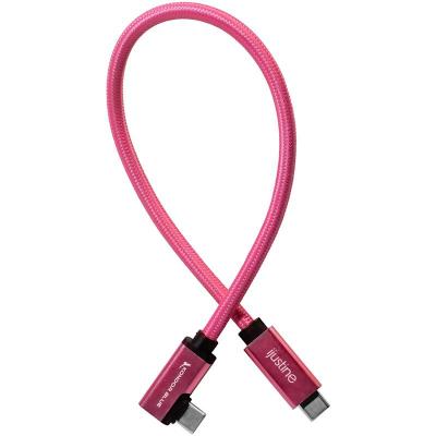 iJustine Pink USB C 3.1 Data and Charging Cable