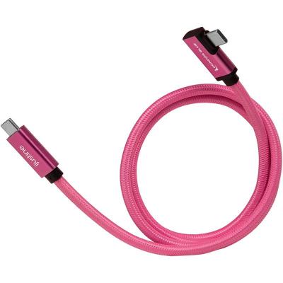 iJustine Pink USB C 3.1 Data and Charging Cable