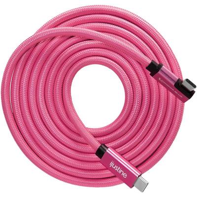 iJustine Pink USB C 3.1 Data and Charging Cable
