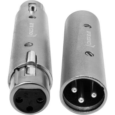 Pair of Xlr Adapters Male to Male & Female