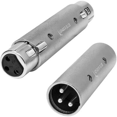 Pair of Xlr Adapters Male to Male & Female