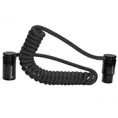 12-24" Coiled Low Profile Right Angle XLR Cab