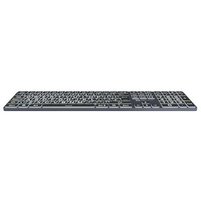 Large Print White on Black TITAN Slimline Keyboard