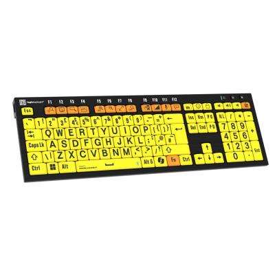 Windows Accessibility Black on Yellow PC Nero UK