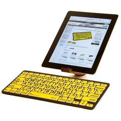XL Print - Black on Yellow Bluetooth Mini Keyboard