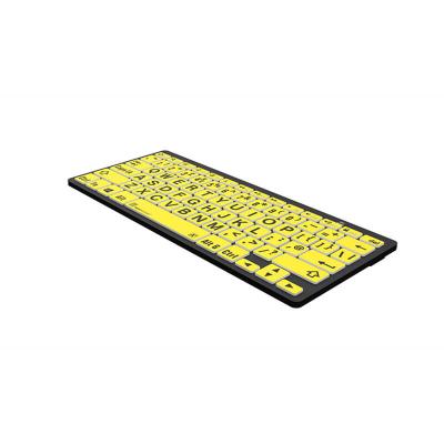LargePrint Black on Yellow PC Mini Keyboard