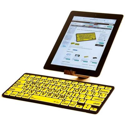 LargePrint Black on Yellow PC Mini Keyboard